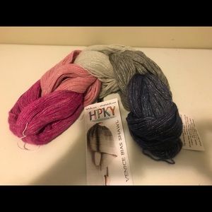 5 skeins hand painted yarn
